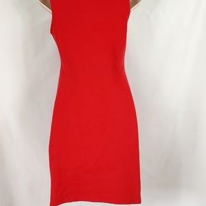 red dress‎ body con short Small